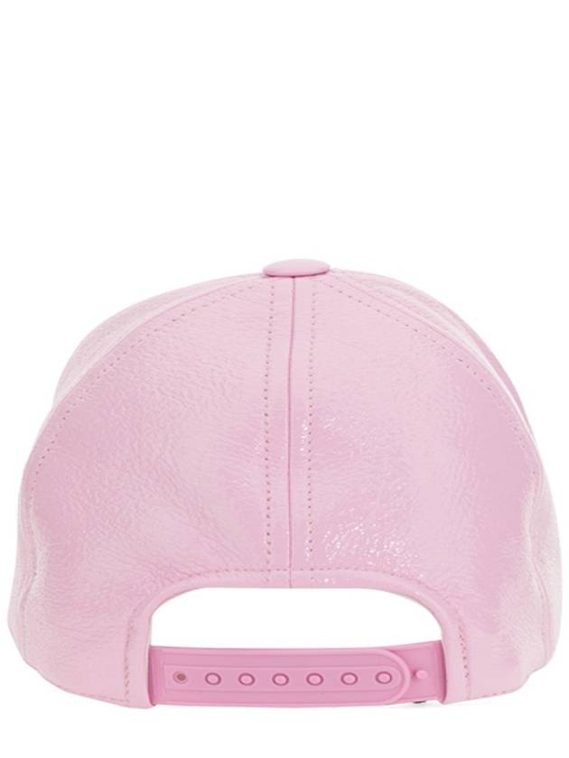 Re-edition Vinyl Baseball Ball Cap Pink - COURREGES - BALAAN 3