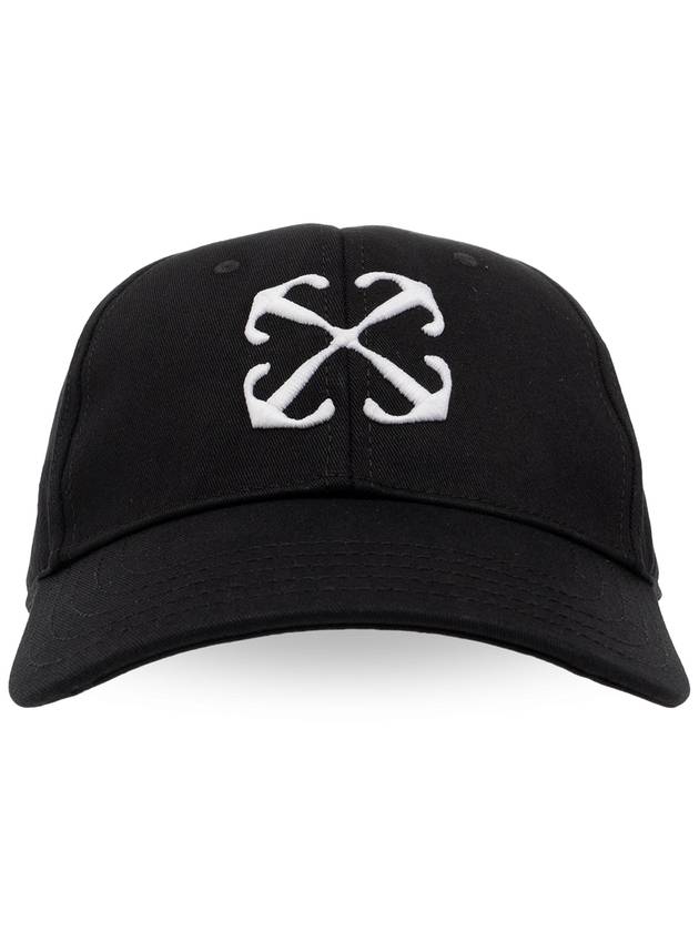 23 fw Off-White Baseball Cap WITH Logo OMLB052F23FAB014 1001 B0230938498 - OFF WHITE - BALAAN 2