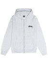 Shattered Hooded Zip Up Ash Men s - STUSSY - BALAAN 2