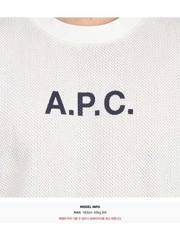 Moran Openwork Short Sleeve T-Shirt White - A.P.C. - BALAAN 11