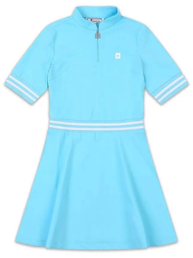 Jersey Short Sleeve Dress Includes Underpants OF3022LABLUE - ONOFF - BALAAN 1