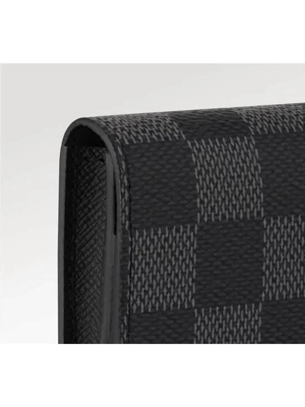 Damier Graphite Envelope Business Card Wallet Black - LOUIS VUITTON - BALAAN 3