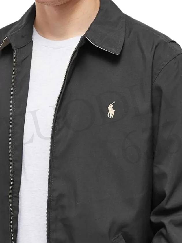 Harrington Windbreaker Black - POLO RALPH LAUREN - BALAAN 8