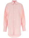 Button Detail Oversized Long Sleeve Shirt Pink - JW ANDERSON - BALAAN 1