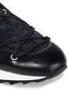 Emilio Pucci x EMILIO PUCCI Leather and jacquardknit sneakers - KOCHE - BALAAN 3