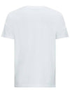 Flocked Logo Short Sleeve T-Shirt White - MONCLER - BALAAN 4