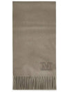 Wsdalia Logo Fringe Cashmere Muffler Camel - MAX MARA - BALAAN 4