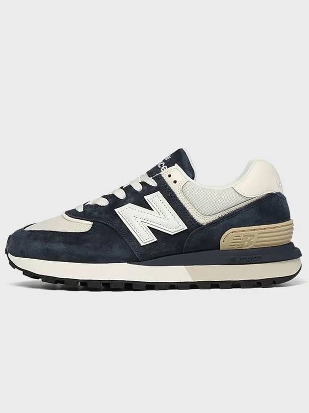 574 Legacy Low Top Sneakers Navy - NEW BALANCE - BALAAN 3