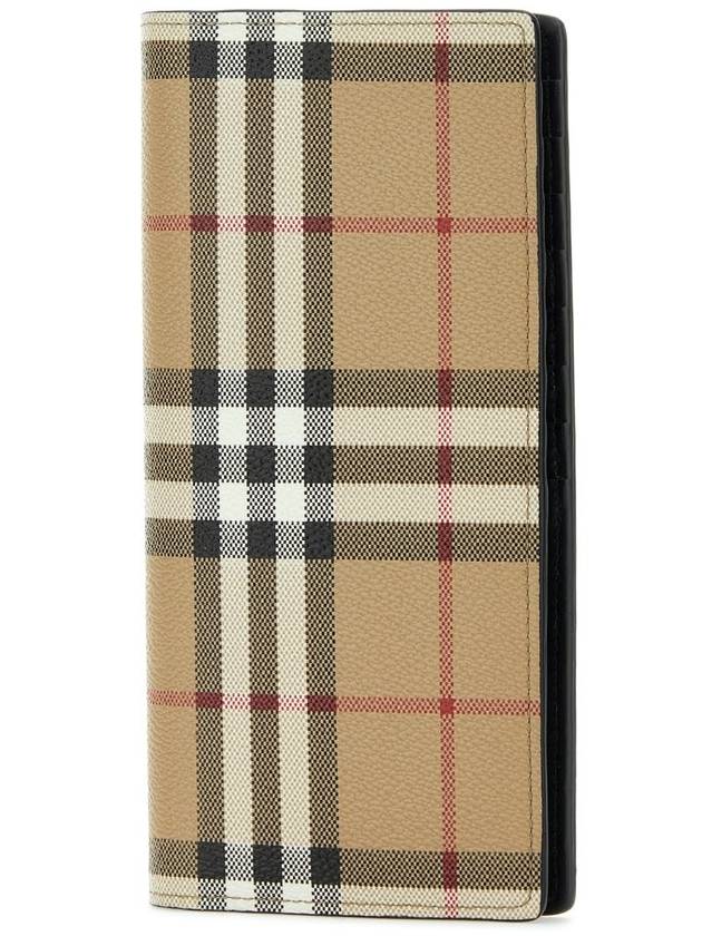 Vintage Check Canvas Long Wallet Beige - BURBERRY - BALAAN 3