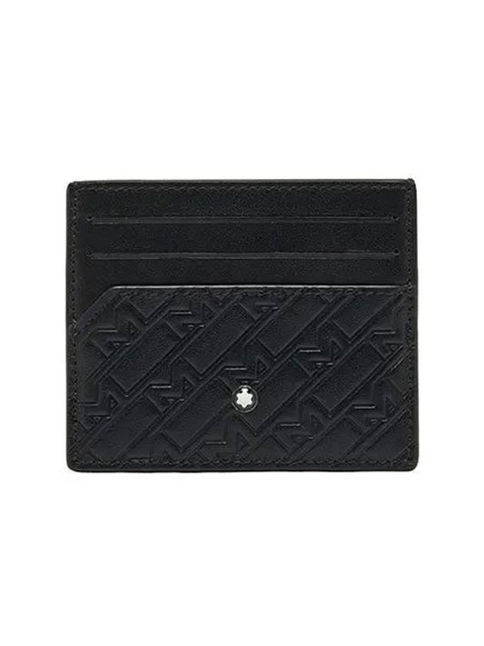 Men's Logo Card Wallet Black - MONTBLANC - BALAAN 2