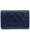 Boy caviar flap gold card wallet - CHANEL - BALAAN 5