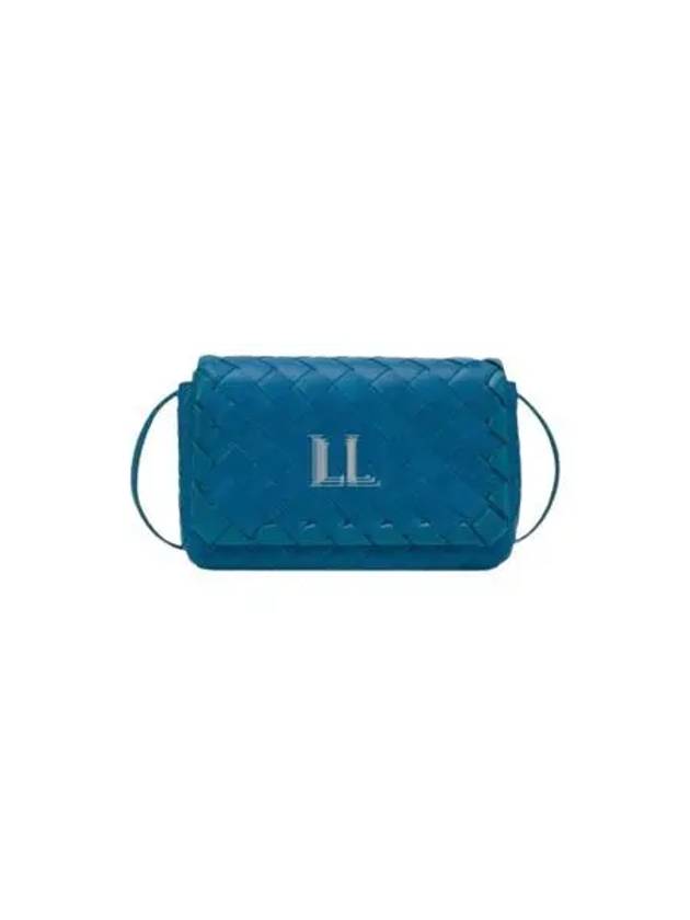 Mini Intrecciato Cross Bag Blue - BOTTEGA VENETA - BALAAN 2