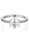 Clear Sparkling Crown Ring Silver - PANDORA - BALAAN 4