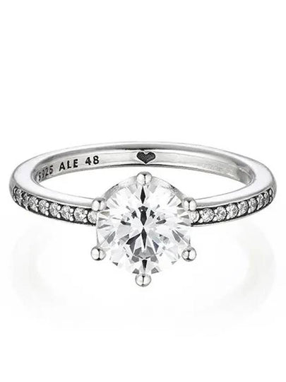 Clear Sparkling Crown Ring Silver - PANDORA - BALAAN 2