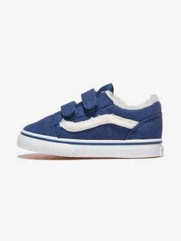 Old School Velcro SHERPA POP BLUE - VANS - BALAAN 1