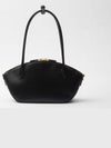 Small Leather Hand Shoulder Bag Black - PRADA - BALAAN 4