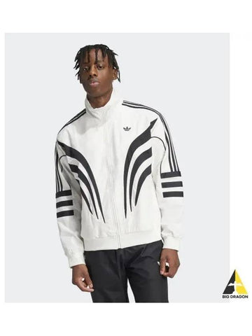 adidas Atlanta Q3 Track Top White Black IX6724 - ADIDAS - BALAAN 1