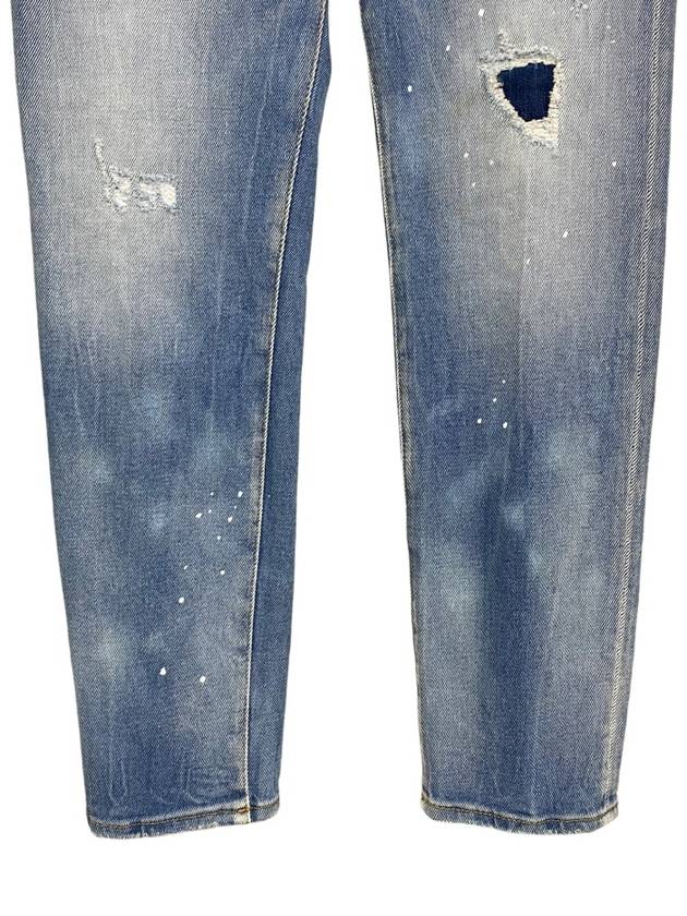 Logo Patch Washing Skater Jeans Blue - DSQUARED2 - BALAAN 5