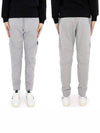 Diagonal Raised Fleece Track Pants Grey - CP COMPANY - BALAAN 2