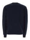 Embroidered Heart Logo Sweatshirt Navy - AMI - BALAAN 3