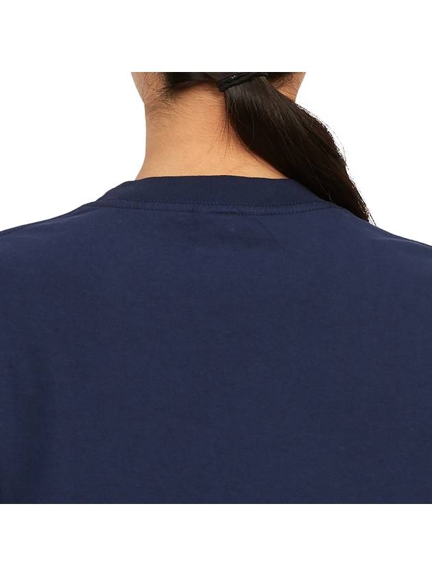 Vendome Cotton Short Sleeve T-Shirt Navy - SPORTY & RICH - BALAAN 8