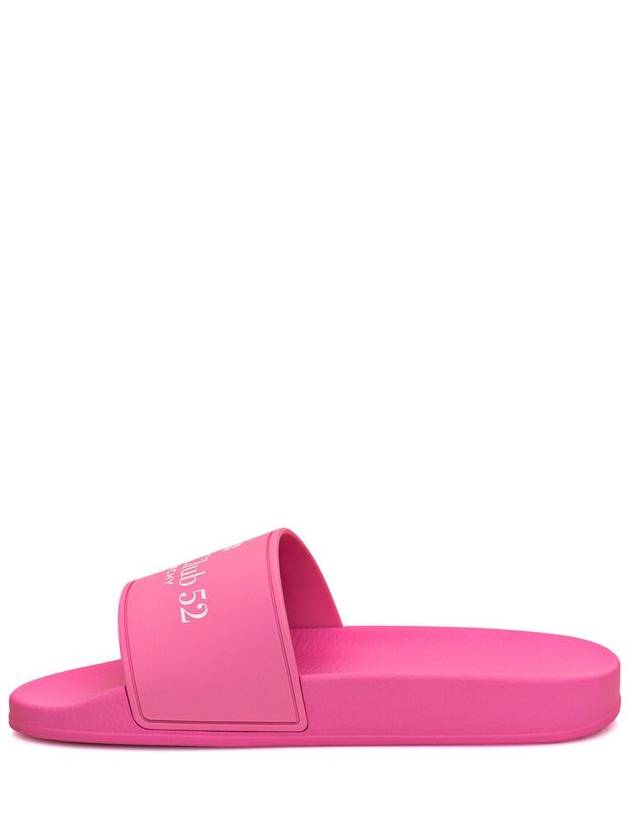 logo strap rubber slide slippers pink - GIVENCHY - BALAAN 5