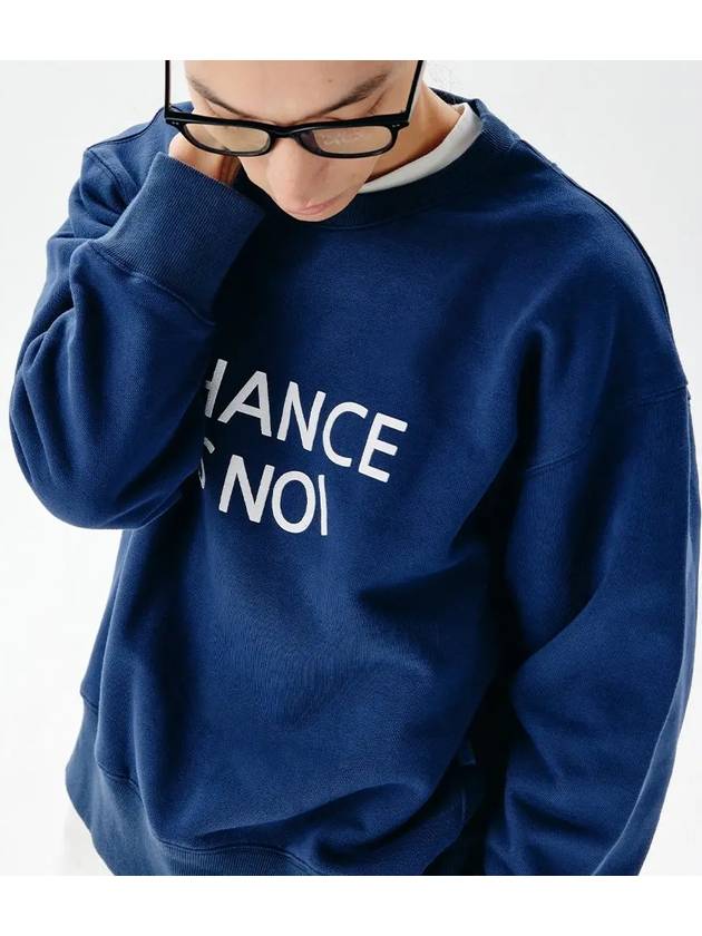 Unisex CHMTM Snowy Sweatshirt Navy - CHANCE'S NOI - BALAAN 5