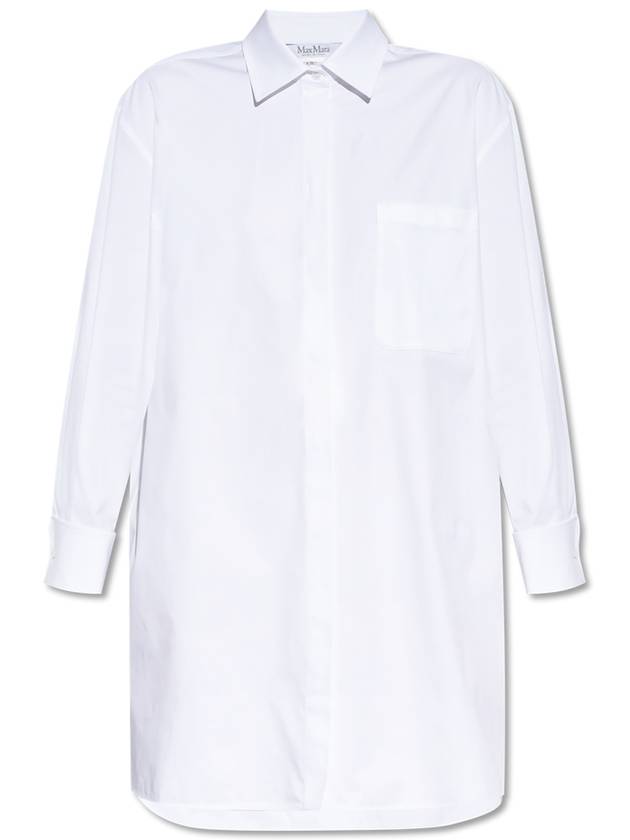 Max Mara Shirt With Pocket, Women's, White - MAX MARA - BALAAN 1