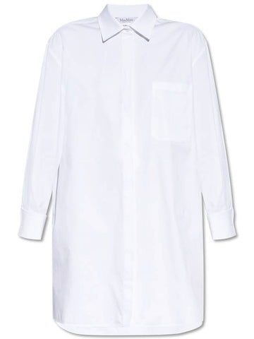 Max Mara Shirt With Pocket, Women's, White - MAX MARA - BALAAN 1