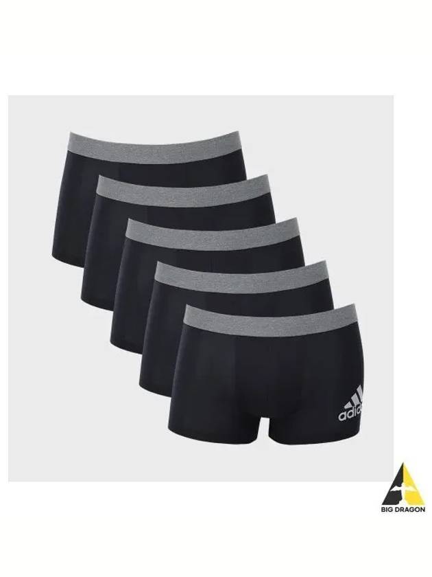 adidas UNDERWEAR Performance Signature Men s Draw 5 Pack Black 2 - ADIDAS - BALAAN 1