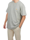 23 fw Gray Cotton T-Shirt I02639100MXX B0480372097 - CARHARTT WIP - BALAAN 5