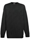 Logo Jacquard Cotton Knit Top Black - BALENCIAGA - BALAAN 2