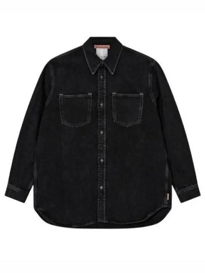 long sleeve shirt CB0082 900 BLACK - ACNE STUDIOS - BALAAN 2