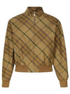 Check Bomber Jacket Yellow - BURBERRY - BALAAN 2