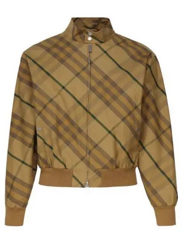 Check Bomber Jacket Yellow - BURBERRY - BALAAN 2