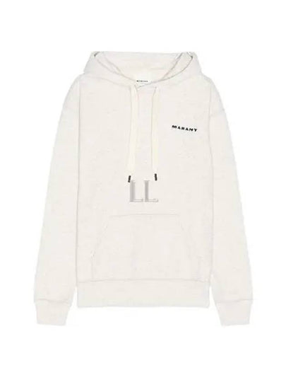 Marcello Embroidered Logo Hoodie Ecru - ISABEL MARANT - BALAAN 2