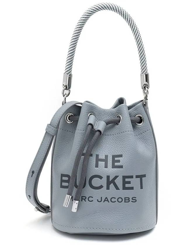 The Leather Bucket Bag Grey - MARC JACOBS - BALAAN 3
