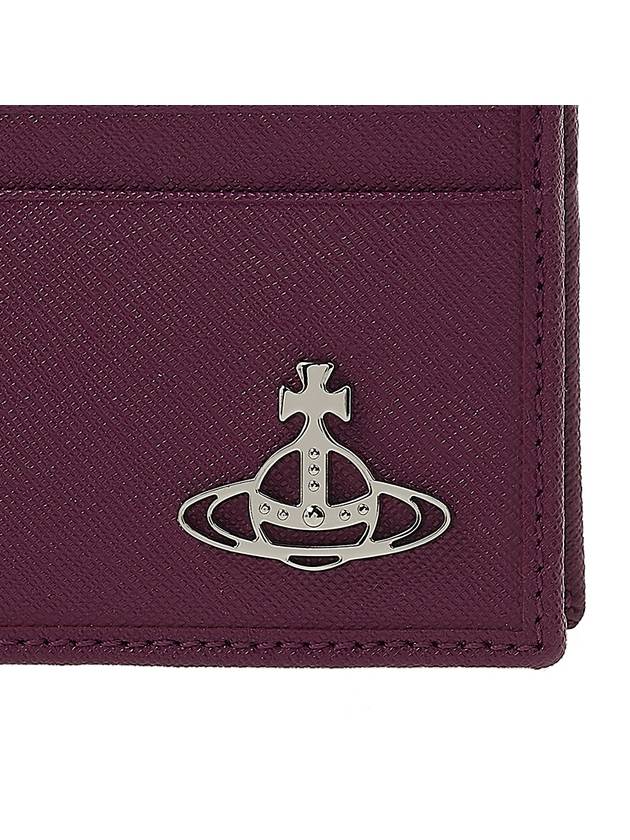 Saffiano Card Wallet Purple - VIVIENNE WESTWOOD - BALAAN 7