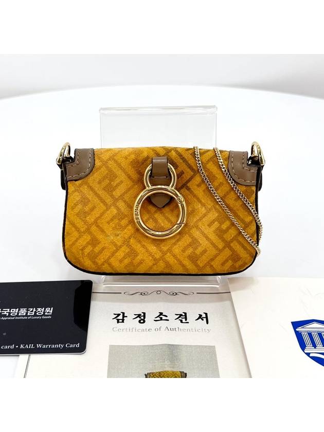 Micro nano chain baguette bag cross - FENDI - BALAAN 3