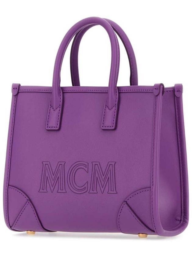 Munchen Mini Tote Bag Purple - MCM - BALAAN 3