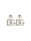 DG Logo Clip On Earrings Silver - DOLCE&GABBANA - BALAAN 2