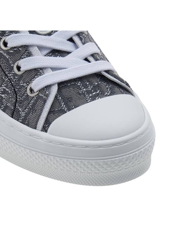 B23 Oblique Canvas Low Top Sneakers Ruthenium - DIOR - BALAAN 10