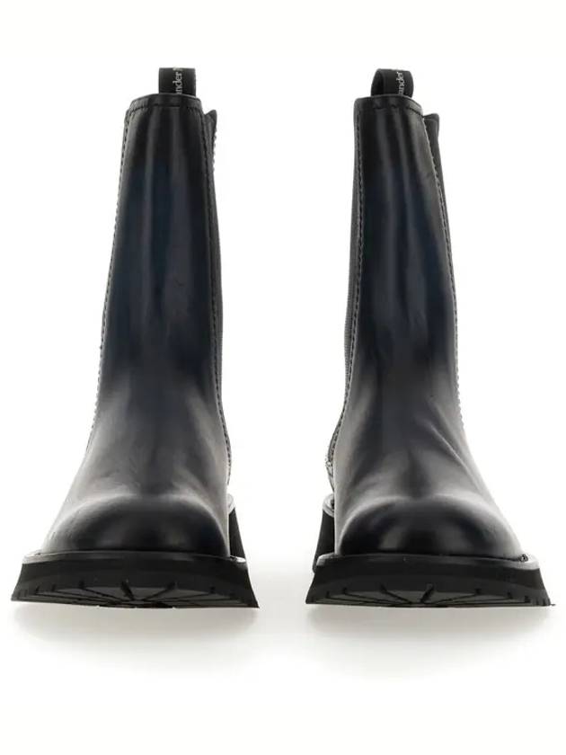 Leather Chelsea Boots Black - ALEXANDER MCQUEEN - BALAAN 5