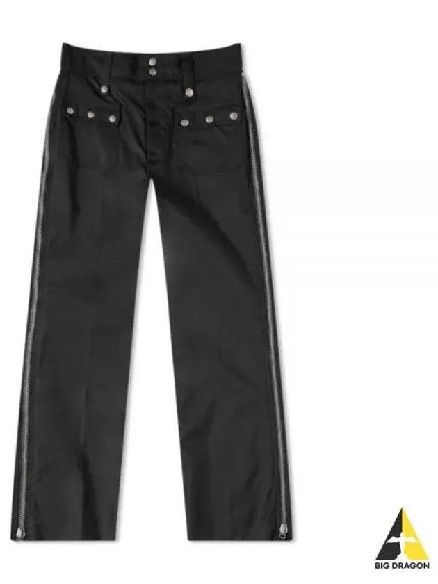 Nylon Straight Pants Black - GUCCI - BALAAN 2