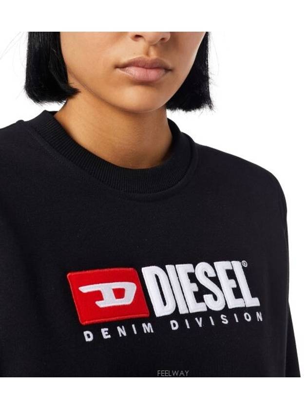 F ReGGy Div Logo Sweatshirt Black - DIESEL - BALAAN 4