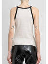 Buckle Contrast Sleeveless Lime Stone Black - COURREGES - BALAAN 4