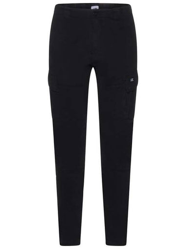 Men s Lens Satin Cargo Straight Pants Black - CP COMPANY - BALAAN 1