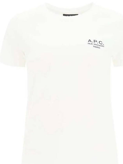 Denise Logo Cotton Short Sleeve T-shirt White - A.P.C. - BALAAN 2