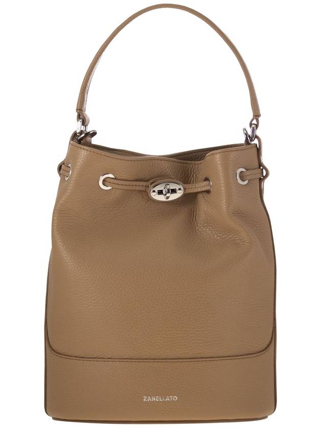 MONDA' - Leather bucket bag - ZANELLATO - BALAAN 1