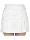 Golf Gauge Jacquard MLW 3A AE01 WHITE Women s Mini Pleated Skirt - MARK & LONA - BALAAN 7